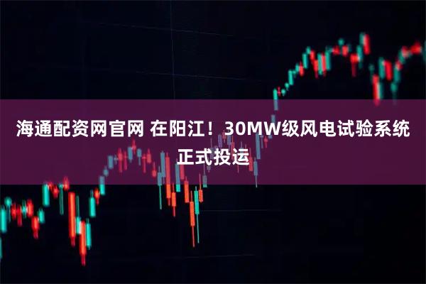 海通配資網(wǎng)官網(wǎng) 在陽江！30MW級風(fēng)電試驗系統(tǒng)正式投運